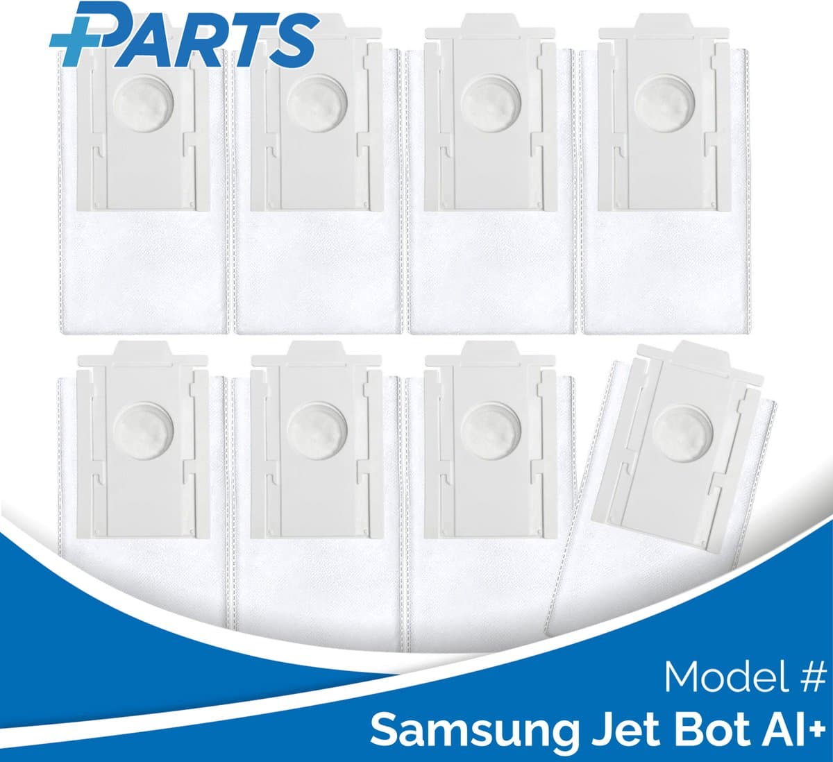 Samsung Jet Bot AI+ Stofzakken (8 Stuks, Plus.Parts® alternatief voor VCA-RDB95) — afbeelding 1
