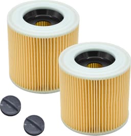 2x Patroonfilter geschikt voor Kärcher WD1, WD2, WD3 en A series - Vervanging van origineel 6.414-552.0 - Filter — thumbnail 1