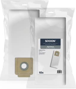 SQOON® Stofzuigerzakken Geschikt voor Sprintus Era, Maximus, T11 & Floory - Model 106061 - 10 stuks — thumbnail 2