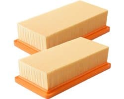 2x Vlakfilter geschikt voor Karcher AD2, AD3, AD4, AD3000, AD3200, 6.415-953.0 Aszuiger KFI 7420 Filter HEPA