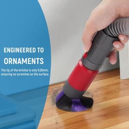 Krasbestendige stofborstel Geschikt voor Dyson V7, V8, V10, V11 en V15 stofzuigers, met een flexibel spleetmondstuk, borstelverlengslang en vervangende accessoires. — thumbnail 5