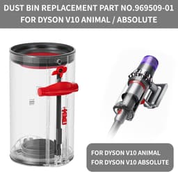 Transparante Stofcollector - Geschikt voor Dyson V10 SV12 SV13 SV27 Stofzuigers, Eenvoudig Stofcontroleren — thumbnail 4