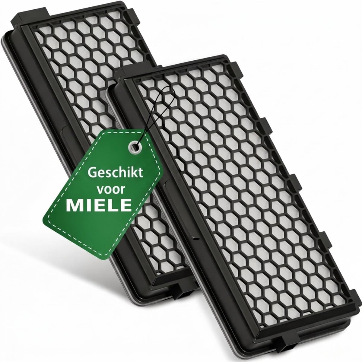 JC's® - HEPA Filter Geschikt voor Miele Stofzuiger – Vervangt SF-HA 50 – Voor Complete C3, C2, Compact C2, S8, S6, S5 – Premium Kwaliteit – 2 STUK(S) — afbeelding 1