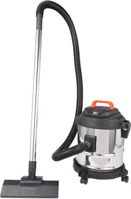 Fuegobird - Electric wet and dry vacuum cleaner - krachtig 2000W - Grote capaciteit 18 L - 4m cord - Blower connection - 7 accessoires - 1.6 m plastic hose - HEPA filterl - Bouwstofzuiger - RVS zuiger — thumbnail 2