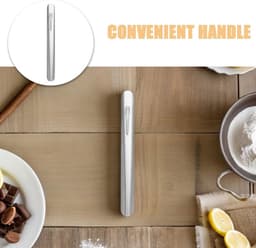Kruimelveger Set - Tafelreiniger - Tafels Schoonmaken - Roestvrij Staal - 7 Delig - Zilver — thumbnail 4