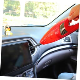 Draadloze Stofzuiger - Handstofzuiger Auto - Auto Interieur Reinigen - Sterke Zuigkracht - 35 x 11 x 11 cm - Rood — thumbnail 3