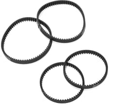 Stofzuiger Riemen - Aandrijfriemen Vervanging - Stofzuiger Onderhoud - V-vorm Rubber - 4 stuks - Zwart — thumbnail 2