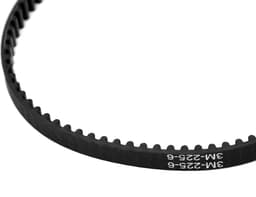 Stofzuiger Riem - Aandrijfriem Vervanging - Stofzuigen - V-vorm Ontwerp - 225 mm - Zwart — thumbnail 2