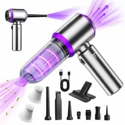 2-in-1 kruimeldief – Handstofzuiger - Draadloze stofzuiger – 22.000Pa - auto stofzuiger - Drie standen instelbaar - Voor thuis & auto — thumbnail 1