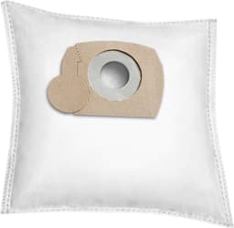 Stofzuigerzakken - Stofzakken - Stofvrij Maken - Hygiënische Klapsluiting - 5 Stuks - Wit — thumbnail 2