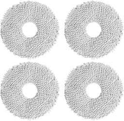 4stuks - geschikt voor Dreame Vervangende Mopdoeken geschikt voor Dreame L10s Ultra, L10 Ultra, L10 Prime, L20 Ultra, L10s Pro Ultra, L10s Plus, L10s Pro Gen2 tot 180 toeren, Constante Druk, Vloerreiniging — thumbnail 1