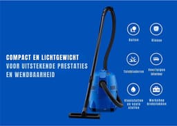 DYNA® Karcher - Karcher Stofzuiger - Bouwstofzuiger - Festool Stofzuiger - Bouwstofzuiger Zonder Zak - Blauw - 53cm x 33cm x 53cm — thumbnail 2