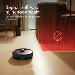 Bloomfold Robotstofzuiger met Dweilfunctie & Leegstation - 19.000Pa Zuigkracht – LiDAR Navigatie - 180 minuten - Slimme AI Robot Stofzuiger - Geschikt voor Huisdierhaar — thumbnail 5