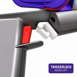 Trigger Vergrendeling Geschikt voor Dyson V10 – Trigger Lock voor Steelstofzuiger – Handvrij Stofzuigen – Ergonomische Triggerhouder – Eenvoudige Montage – Wit — thumbnail 5