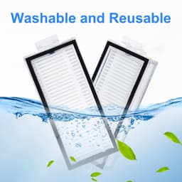Dailygoods- HEPA-filter voor Roborock Q7 Max/Q7 Max+/Q7/Q7+/Q8 Max/Q8 Max+/Q5 Pro/Q5 Pro+ - stofzuigerfilter - reserveonderdeel - universeel - schone lucht - eenvoudig te vervangen — thumbnail 3