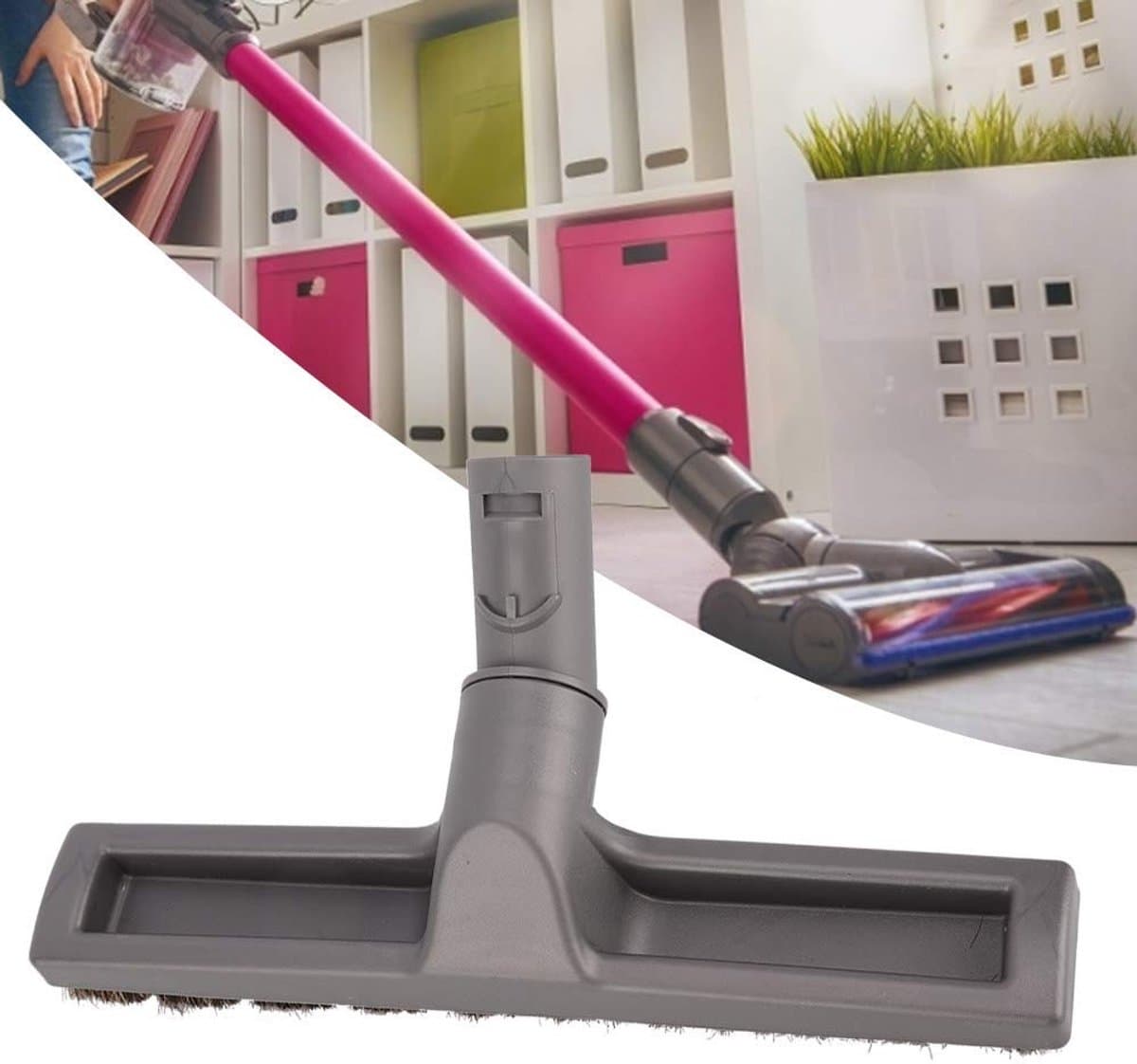 Dailygoods - Hard Floor Brush - Vervangborstel - Innovatief - 1 stuk - Geschikt voor V6 DC62 DC59 - Voor robotstofzuigers - Hoogwaardige kwaliteit — afbeelding 1