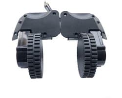 Dailygoods- Wielmotor Duurzaam - Vervangende Onderdelen - Geschikt voor Robovac G10/30C/35C/11s - Conga 1090/950 - Zwart - Inclusief Rechts/Links Wiel - Robotstofzuiger
