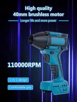 Luchtblazer Turbo - Ventilator Jet - Stof Verwijderen - Borstelloze Motor - 40 mm - One Color — thumbnail 4