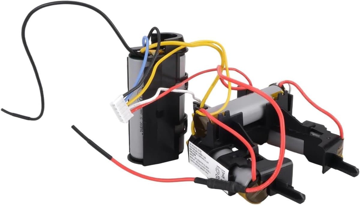 Draadloze stofzuigerbatterij - Oplaadbare accu - Huishoudelijk schoonmaken - Hoge capaciteit 3200mAh - 18V - Zwart — afbeelding 1