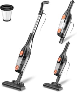 Steelstofzuiger - Stofzuiger met kabel - Huis schoonmaken - Lichtgewicht ontwerp - 166 kg - Geel — thumbnail 1
