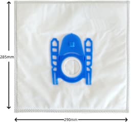 10stuks - Stofzuigerzakken - stofzuigerzakken geschikt voor Bosch - TypeG/Bsg7/Bsgl/312E/s62 - blauw — thumbnail 2