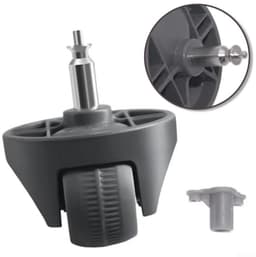 Stofzuiger Zwenkwiel - Reservewiel Robot - Soepel Manoeuvreren - Stevig Materiaal - 5 x 5 x 1 cm - Zwart — thumbnail 5