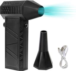 Elektrische Bladblazer - Mini Stofzuiger - Apparaten Reinigen - Krachtige 130.000 RPM - 8000 mAh Batterij - Zwart — thumbnail 1