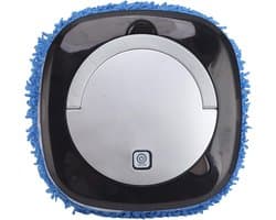 Automatische vloerreiniger met waterreservoir en stofzuigerfunctie voor efficiënt dweilen en schoonmaken van vloeren