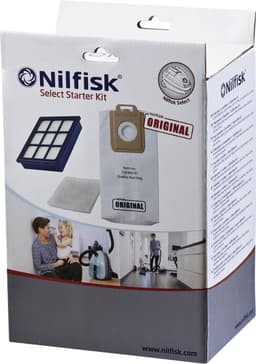 Nilfisk Select Starterkit (8x stofzuigerzakken, 2x motorfilter, 1x H13 HEPA-filter) — thumbnail 1