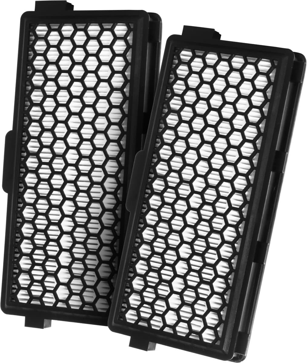 2x Dparts HEPA filter geschikt voor Miele - SF-AA 50 Active AirClean - SFAA50 anti-geuren koolstoffilter uitblaasfilter - air clean stofzuigerfilter - actieve koolstof - Complete C2 C3 - Compact C1 C2 — afbeelding 1