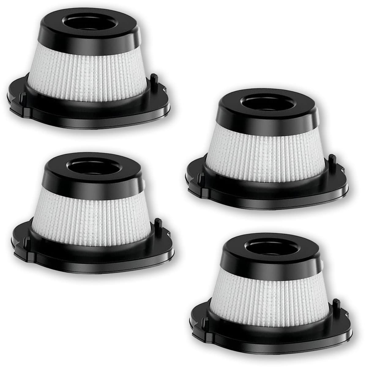 HEPA filter set - 4 stuks - Zedar S500 kruimelzuiger — afbeelding 1