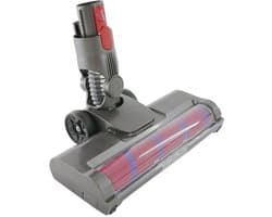 Geschikt voor Stofzuigeropzetstuk voor Dyson V15 V8 V7 V10 V11 Dyson Hardhouten Vloeropzetstuk met Grote Flexibele Roller Zachte Roller Borstelkop Vervanging met LED-lamp