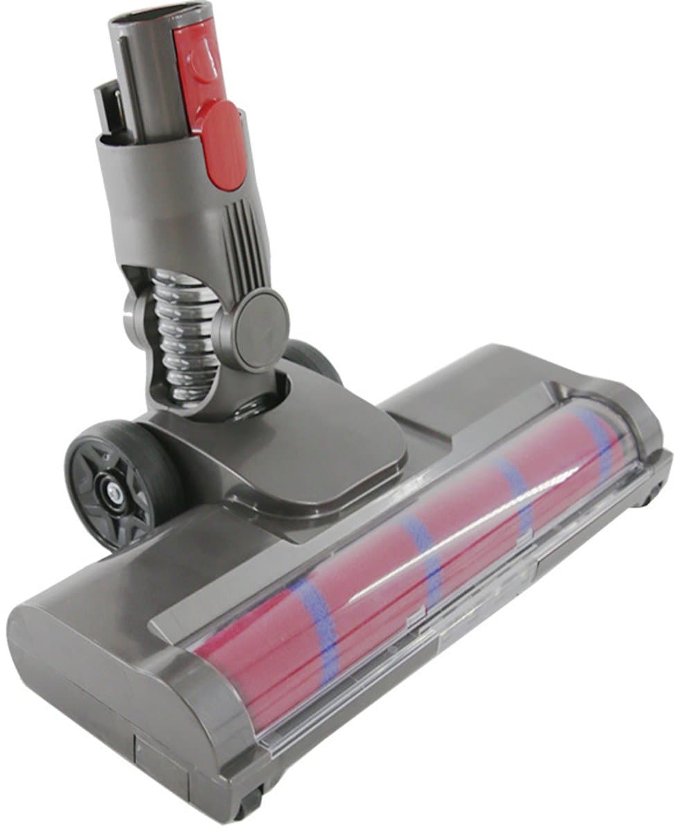 Geschikt voor Stofzuigeropzetstuk voor Dyson V15 V8 V7 V10 V11 Dyson Hardhouten Vloeropzetstuk met Grote Flexibele Roller Zachte Roller Borstelkop Vervanging met LED-lamp — afbeelding 1