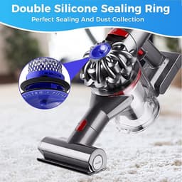 Voor- en nafilter Geschikt voor Dyson V7/8 4+4 stuks Blauw — thumbnail 4