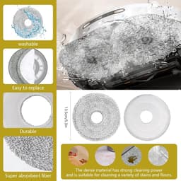 PolkaHome 21-delige Accessoireset geschikt voor Dreame L20 Ultra / L20 Ultra Complete, L30 Ultra / L30 Ultra Complete – Reserveonderdelen, accessoires: 2 hoofdborstels, 4 stofzakken, 6 zijborstels, 4 schoonmaakdoeken, 4 filters en 1 reinigingsborstel — thumbnail 3