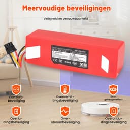 Stofzuigeraccu - 6800 mAh - 14,4 V - Li-Ion — thumbnail 4