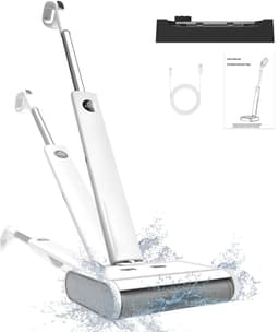 AIRROBO FC10 – Vloerreiniger Draadloos – nat en droog – 2,3 kg licht en stil – dubbel tanksysteem – LED-display en gesproken instructies – filter voor dierenharen – Zelfreinigend — thumbnail 2