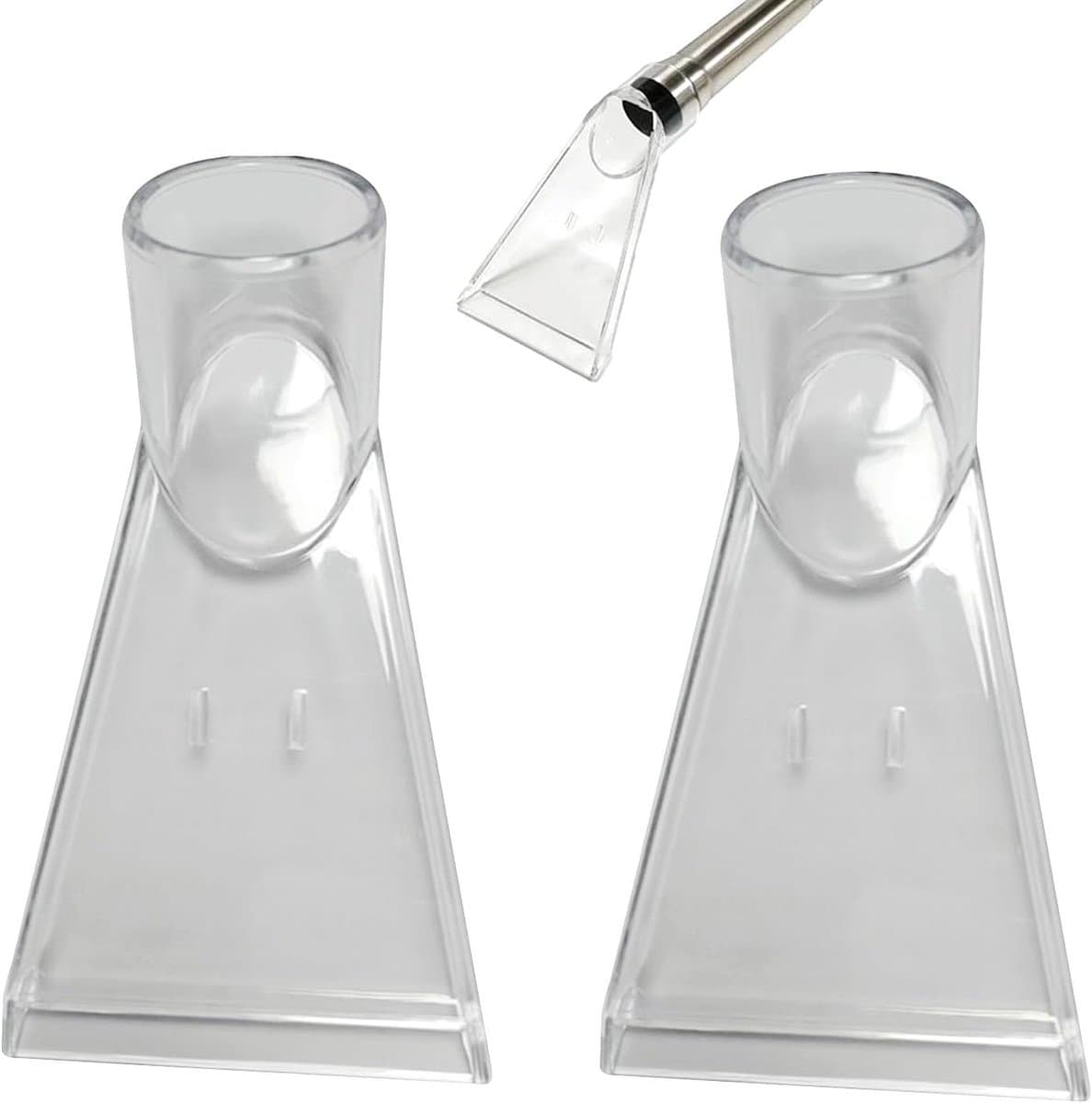 Dailygoods- Stofzuigeraccessoires - 2 Stuks Reinigingsmondstuk - Voor Stofzuiger - Geschikt voor Meubels en Vloerkleden - Lichtgewicht - Duurzaam Kunststof - Stofzuigermondstuk — afbeelding 1