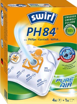 Swirl PH84 stofzuigerzakken - 4 stuks + 1 filter - Geschikt voor Philips OSLO - VISION - Classique TC 400 - 999 - HR6938 HR6939 — thumbnail 2