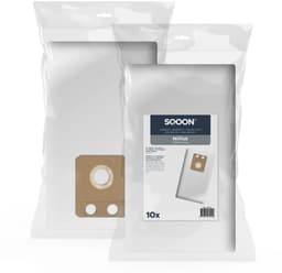 SQOON® Stofzuigerzakken Geschikt voor Nilfisk VP600 - Vervangt Model 107413076 - High Filtration voor Industriële Reiniging - 10 Stuks — thumbnail 1