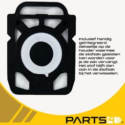 40 Stofzuigerzakken PARTS4® geschikt voor Nilfisk King / Elite / Extreme | Made in Europe | Passend in Nilfisk King GM200, GM300, GM400 series, Nilfisk Elite series, Nilfisk Extreme X100, X150, X210, X300 series, 107412688 — thumbnail 2