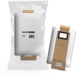SQOON® Stofzuigerzakken geschikt voor Roborock S7/S7+ Auto-Empty Dock - Gelijk aan model: S7 Dust Bag - 3 stuks — thumbnail 3