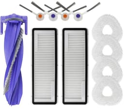 11 x Onderdelen - Accessoires Set - Geschikt voor Narwal Freo X Ultra J4 J4 Lite Series(1 rolborstel, 4 zijborstels, 2 filters, 4 doeken) — thumbnail 1