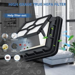 Stofzuiger Borstelrol - HEPA filter - 4 Stuks - Geschikt Voor Bissell Crosswave 17132/2225N/1785/1866F/1868F/1926/2303/2306A/2306/23062/23068 - Vervangende onderdelen — thumbnail 2