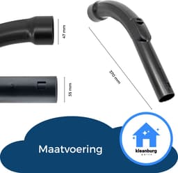 Kleanburg® Pistoolgreep geschikt voor Miele – Ø35 mm kliksysteem – vervangt origineel 9442601 — thumbnail 2