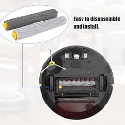 Rubberen bortels geschikt voor iRobot roomba 800 series en 900 series - Geschikt voor iRobot Roomba onderdelen - Roomba rollers - 4 Stuks — thumbnail 5