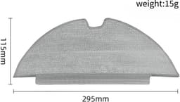 6 stuks - Dweildoek geschikt voor Eufy RoboVac L35 Robot - Dweildoek - Vervangende Filter Kit Dweil Stofzuiger Onderdeel — thumbnail 2