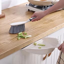 Smalle Bezem en Vuilnispan Set voor Efficiënt Schoonmaken — thumbnail 2