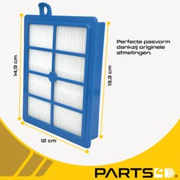 20 PARTS4® Stofzuigerzakken + HEPA & motorfilters geschikt voor Philips PerformerPro / Performer Expert | Complete set met 20 stofzuigerzakken, HEPA H12 filter en 2 motorfilters — thumbnail 5