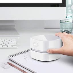 Mini Draadloze Stofzuiger voor Bureau - USB Oplaadbare Handheld Stofveger met 360° Draaibaarheid — thumbnail 2
